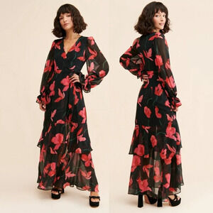 Anthropologie Hutch Valentina Maxi Dress Size Medium NWOT $319